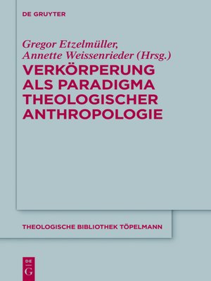 cover image of Verkörperung als Paradigma theologischer Anthropologie